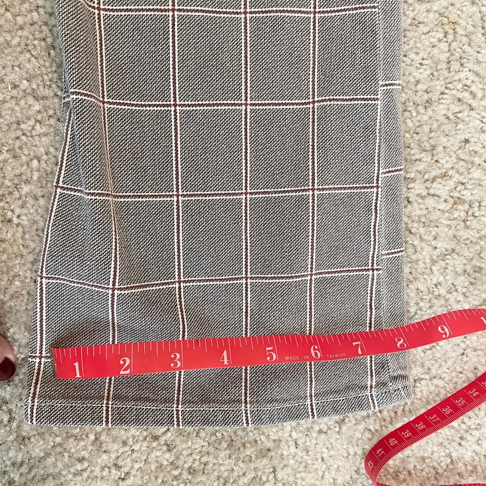 Frame Plaid Pants Le Crop Mini Boot - Picture 7 of 9